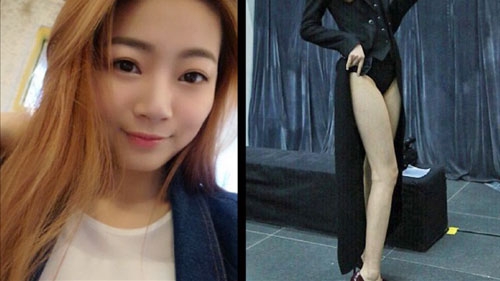 her longest legs proved to be lucky for her