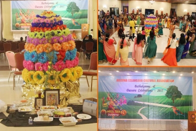 Dasara and Bathukamma Sambaralau 2017 celebration by AZTCA