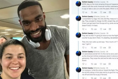 Airport Angel of Woman Turns Out To Be Arizona Cardinals Jermaine Gresham