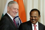 USISPF, Ajit Doval, ajit doval holds talks with pompeo mattis in u s, James mattis