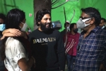 Allu Arha in Shaakuntalam, Allu Arjun, allu arjun pays a surprise visit for his daughter, Chittoor