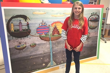 Arizona Girl 5th Grader in Doodle 4 Google Competition