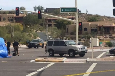 SUV Hops Curbs And Hips Pedestrian In Fountain Hills - 3 Dead, 1 Critical