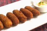 Crispy Potato and Cheese Croquettes Recipe, Cheese Croquettes Recipe, crispy potato and cheese croquettes recipe, Bread crumbs