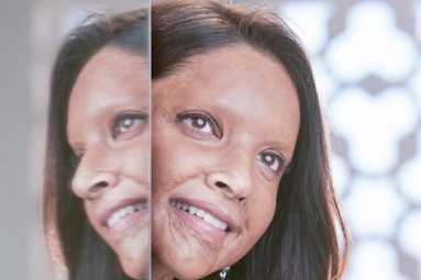 First Look of Deepika Padukone as Acid Attack Survivor