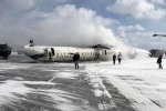 Delta aircraft Toronto Airport complete report, Delta aircraft, delta aircraft flips upside down on landing at toronto airport, Storm