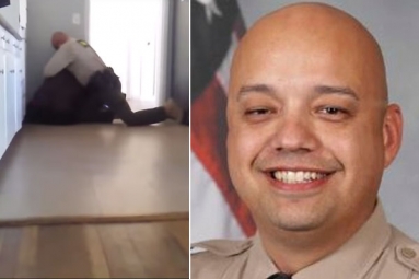 Video Captures : Deputy Of Arizona Holding Down A 15-Year Old