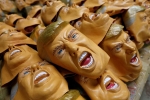 donald trump mask realistic, donald trump, man wearing a donald trump mask robs jewelry stores in australia, Ebay