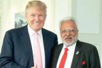 Narendra Modi, Narendra Modi, donald trump meets indian partners hails pm modi s work, Trump victory