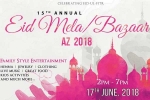 Arizona Events, Arizona Current Events, eid mela bazaar az 2018, Bollywood singer