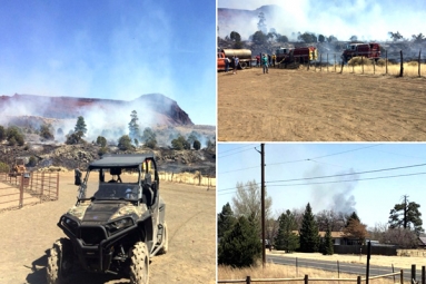 Evacuation Of Community East Of Flagstaff Forced By Brush Fire