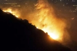 California Wildfire damage, California Wildfire breaking, fresh fire erupts in los angeles, Celebrities