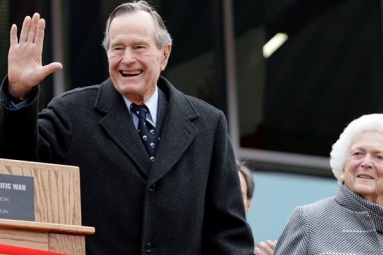 George Bush Admitted In Intensive Care With In Hours Of Wifes Funeral