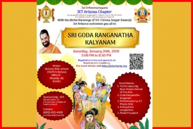 Grand And Auspicious Sri Goda Ranganatha Kalyanam Event On Saturday In Phoenix