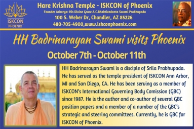 Sunday Feast Class by HG Badrinarayan Swami