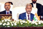 S Jaishankar statement, S Jaishankar news, jaishankar takes a dig at china and pakistan at sco meeting, Meeting