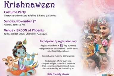 KRISHNAWEEN - Costume Party at ISKCON Phoenix