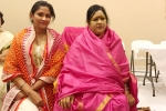 Mrs Lalitha Byra, Amma Sri Karunamayi, iwef gets blessings from amma sri karunamayi, Motherly love