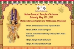 Arizona Upcoming Events, Arizona Upcoming Events, maha sudarsana yegnam and 1008 kalasa abhishekam mgtoa, Kumbhabhishekam