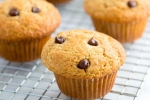 Chocolate Chips Muffins Recipe, Mango Muffins Recipe, chocolate chips and mango muffins recipe, Melted butter