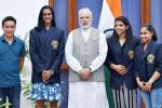 Dipa Karmakar, Jitu Rai, modi hosts national sports awardees invites ideas to improve sports, Dipa karmakar