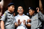 Reuters Reporters, Official Secrets Act, myanmar jails reuters reporters for seven years, Reuters journalists