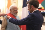 Narendra Modi latest, Narendra Modi latest, narendra modi awarded france s highest honour, The french government