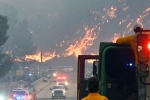 New wildfire erupts near Los Angeles