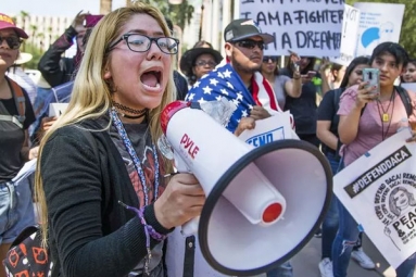 Phoenix Students Walk Out From School To Protest on DACA Decision