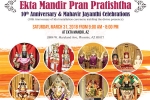 Arizona Current Events, AZ Event, ekta mandir pran pratishtha mahotsav, 10th anniversary