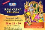 Arizona Events, Arizona Upcoming Events, ram katha rahasya swami mukundananda, Jkyog