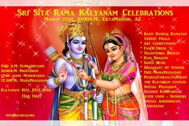 Rama Navami Celebrations - Ekta Mandir AZ