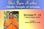 Arizona Upcoming Events, Arizona Upcoming Events, shri ram katha, Ram katha