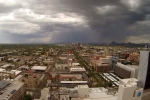 Hail, Floods, storm and hail cause power outrages floods down trees in phoenix, Power outrages