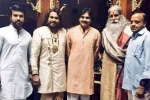 Pawan Kalyan, Amitabh Bachchan in Sye Raa, pawan kalyan pays visit to sets of sye raa, Bollywood megastar