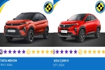 Tata Nexon and Curvv latest, Tata Nexon and Curvv prices, tata nexon and curvv score 5 stars in bharat ncap crash tests, 2024