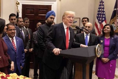 Trump Praises India-Americans for Playing Incredible Role in His Admin