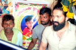 Yash fans 2024, Yash fans, yash meets the families of his deceased fans, Yash fans