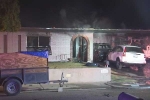 Family of four displaced following house fire, Family of four displaced following house fire, family of four displaced following house fire in phoenix, 35th avenue