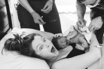 nancy ray instagram, nancy ray instagram, mother s moment of surprise perfectly captured after she births a boy while expecting a girl goes viral, Ufo