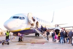 Boarding airplane, Boarding airplane breaking, why do passengers only board airplanes from the left side, No entry