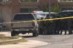 Two people arrested at phoenix, Two people arrested at phoenix, two people arrested following hours long standing at north phoenix home, Tear gas