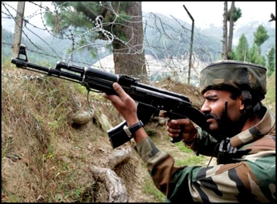 Kashmir Gunfight kills a junior commissioned officer!