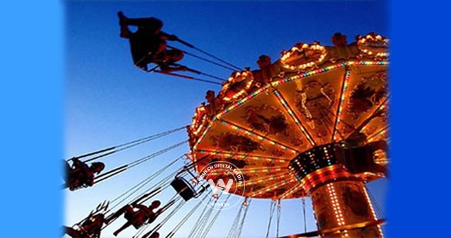 Carnival wedding in Arizona State Fair