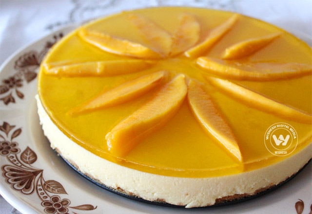 Sinful mango cheesecake