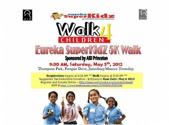 AID New Jersey is organizing a 5K Walkathon on May 5th