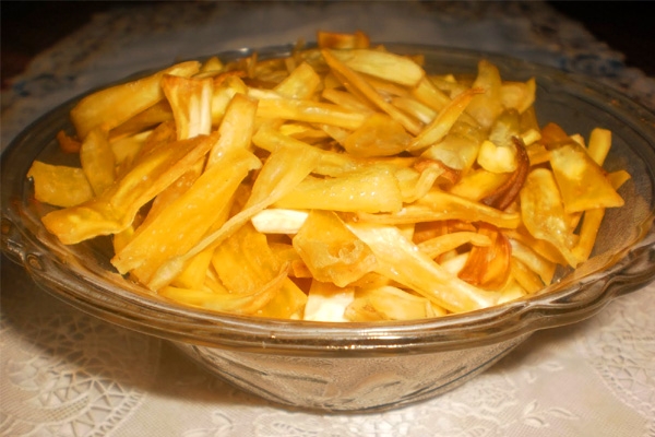 Tasty Jackfruit chips},{Tasty Jackfruit chips