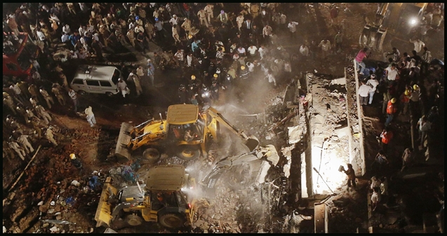 Multi-storey apartment shattered in Mumbai!