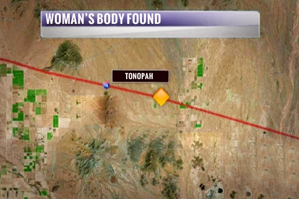 Woman’s Body found in desert near Tonopah},{Woman’s Body found in desert near Tonopah