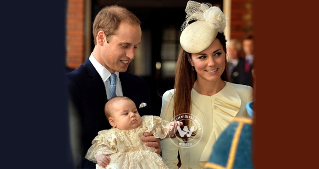 Prince George baptized!},{Prince George baptized!